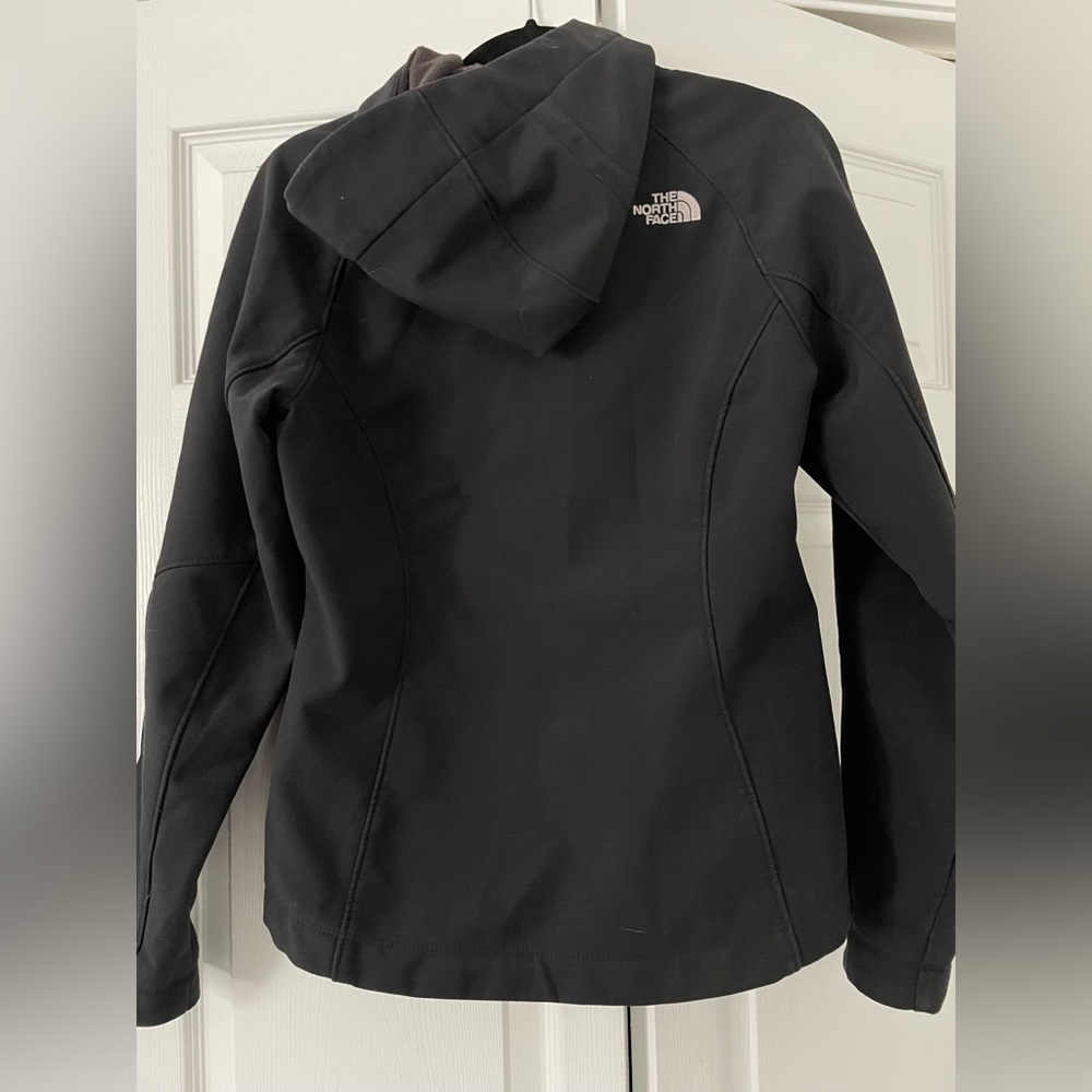 Black North Face Hardshell Jacket Size Small - image 2